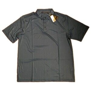 Cutter & Buck Men Sz XLT Polo Shirt Blue CB DryTec 50+ Golf Performance Outdoor